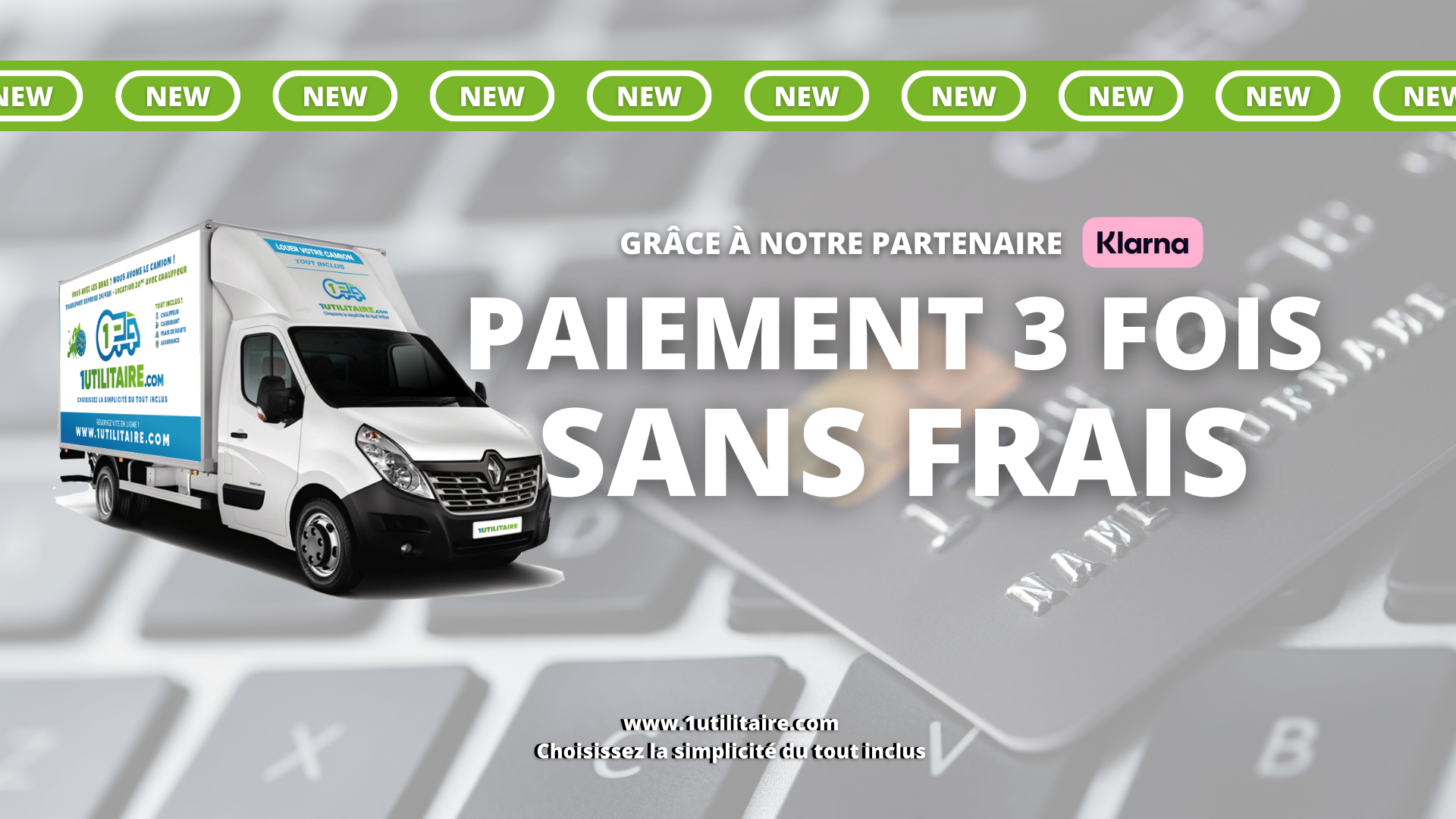 1UTILITAIRE - Paiement en 3 fois sans frais